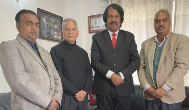 सिके राउत र बाबुराम भट्टराईबीच भेट